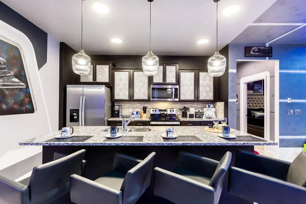 Thematic House W Private Pool Spa Game Room Davenport 0*,  United States
